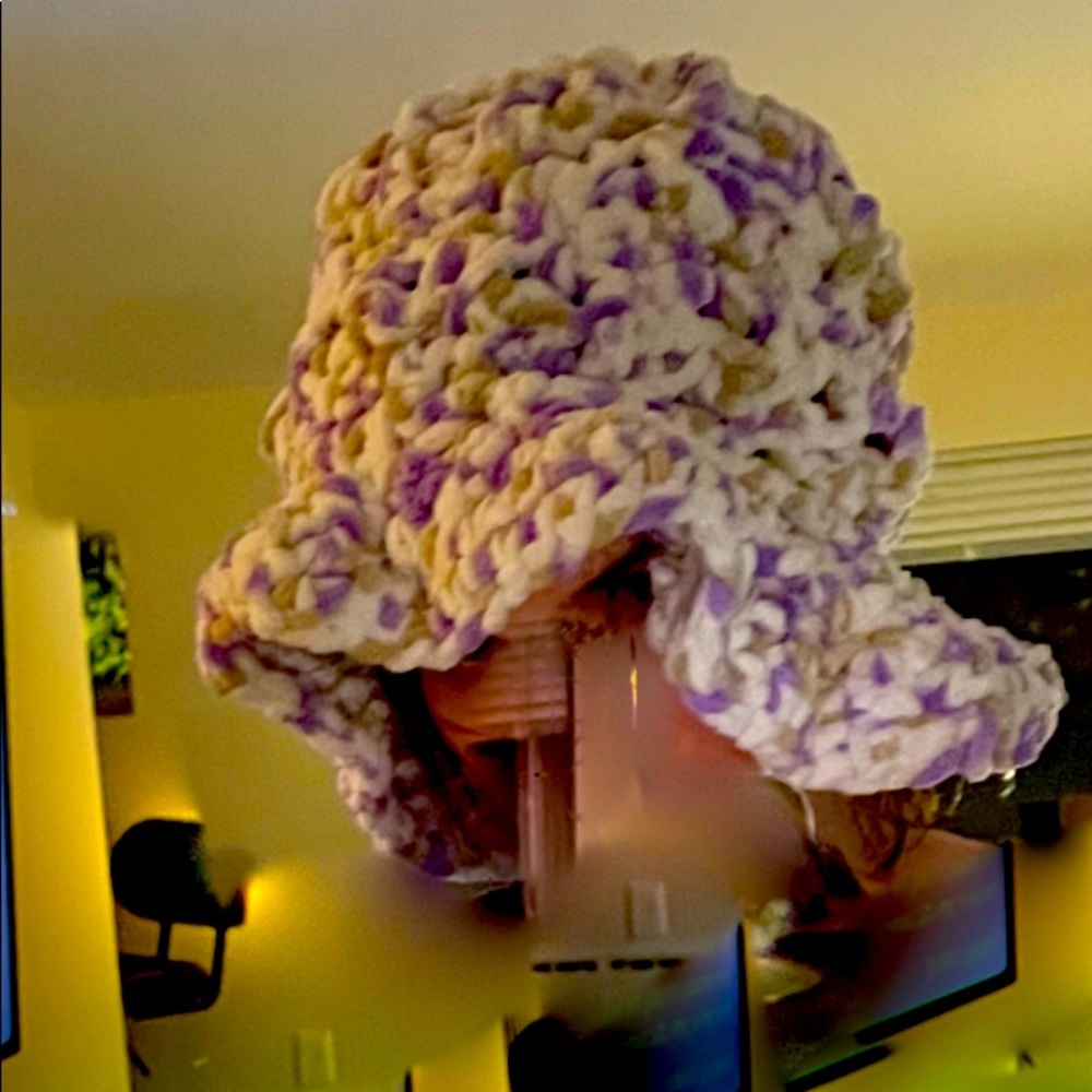 Home made. Crochet hat. Free with $25+ purchase